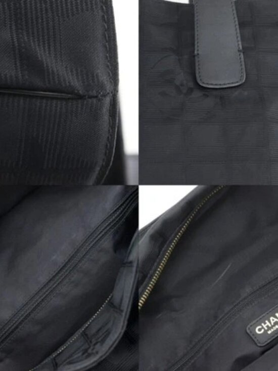 CHANEL New Travel Line Tote GM Tote Bag A15825 black Nylon canvas Women main image 7